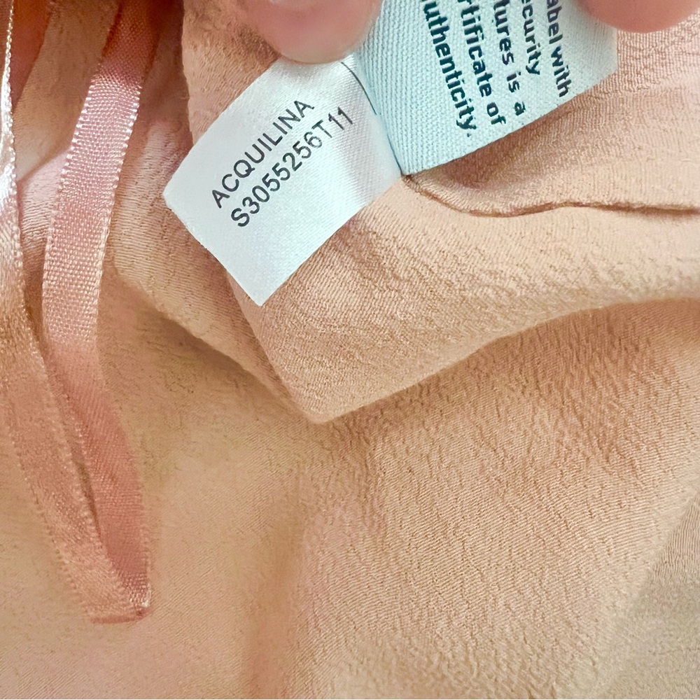 Diane Von Furstenburg Peach Aquilina Blouse - Picture 13 of 13